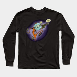 Skeleton Spaceman! Long Sleeve T-Shirt